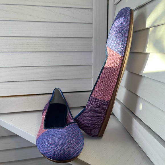 ROTHYS METALLIC LILAC FLATS - Picture 3 of 5